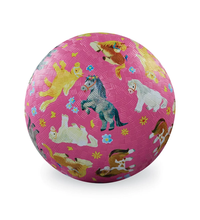 Crocodile Creek Lekboll Pretty Ponies (13cm)