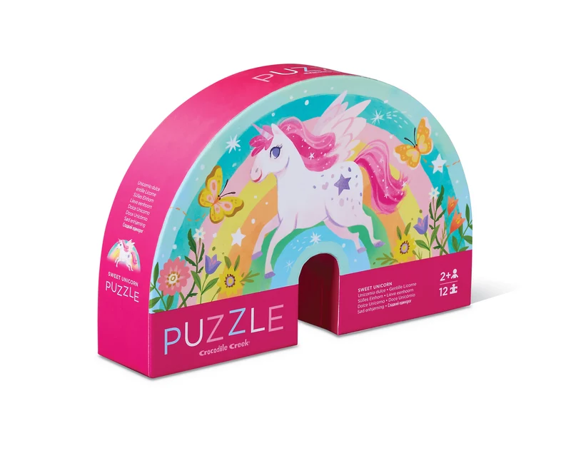 Crocodile Creek Minipussel Sweet Unicorn (12 bitar)