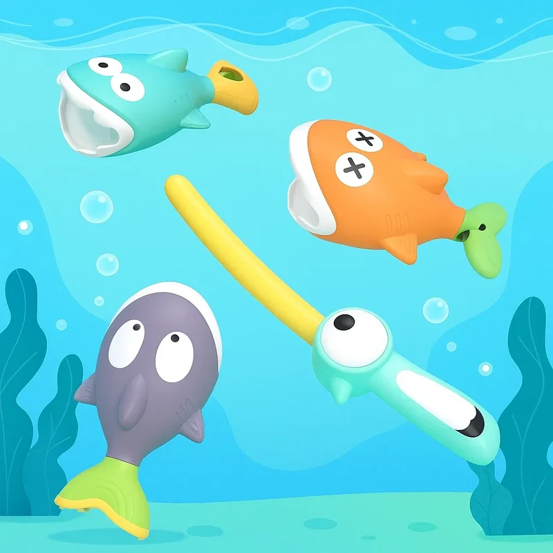BathFishing – Interaktivt och roligt – Magnetiskt fiskespel