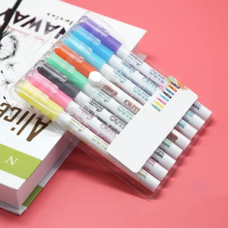 FluoroSketch Markers - Glödande kreativitet - Färgglada märkpennor