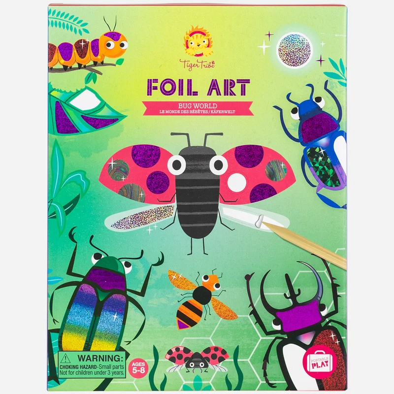 Tiger Tribe Foliekonst Foil Art Bug World