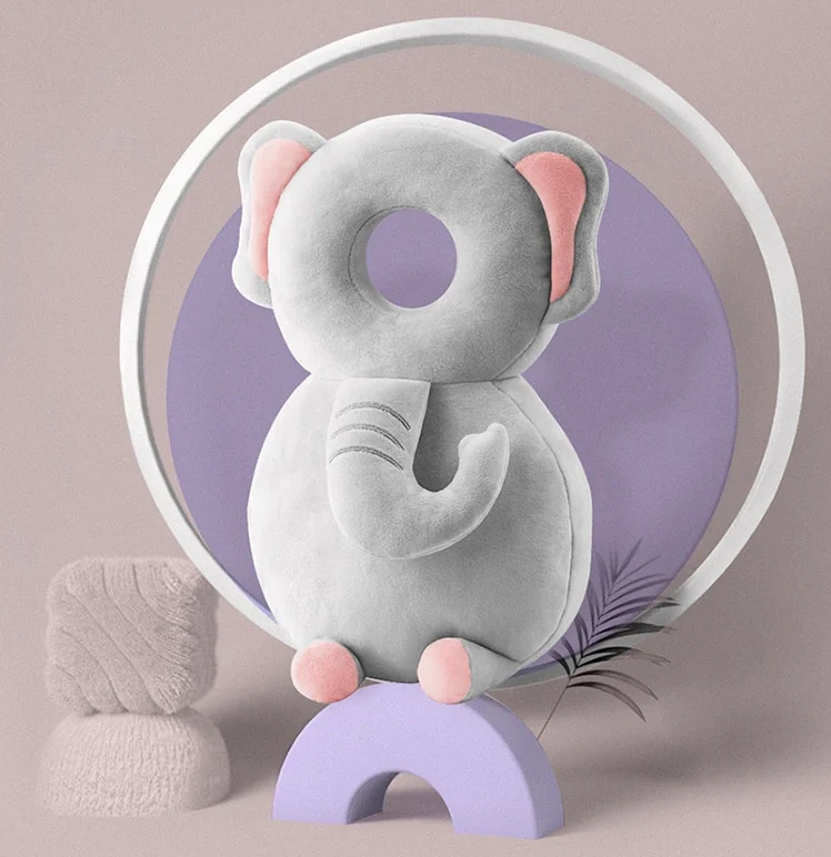 BabySafe™ Huvudskydd för Bebis – Mjuk Skyddskudde mot Fall & Bakåtstötar