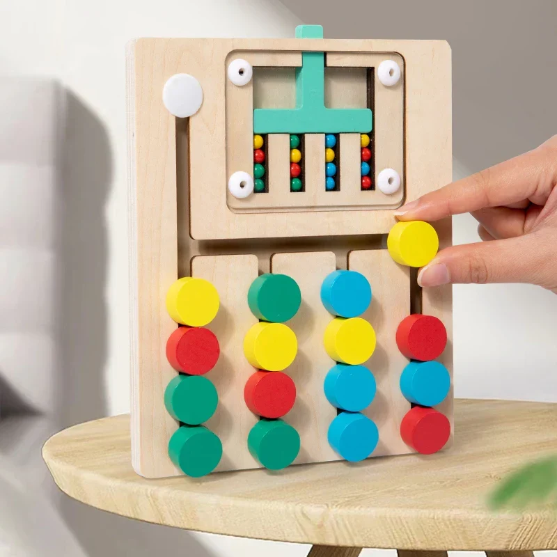 Woods™ - Kreativt och lärorikt - sorteringspussel i trä