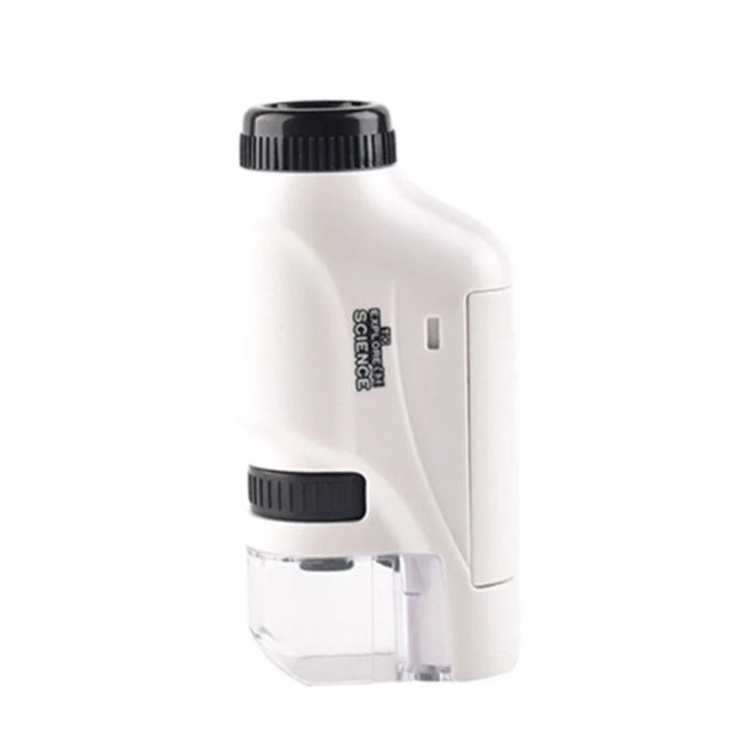 Kids Pocket Microscope™ – Bärbart LED-mikroskop för Barn (120× Förstoring)