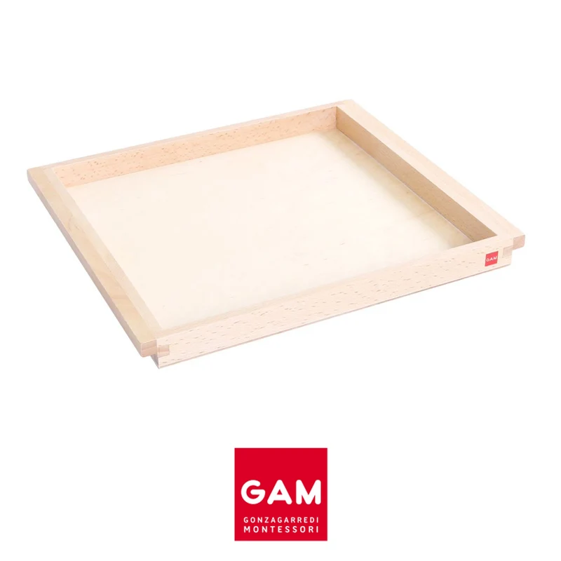 Plateau en bois : 25 x 28 x 2 cms