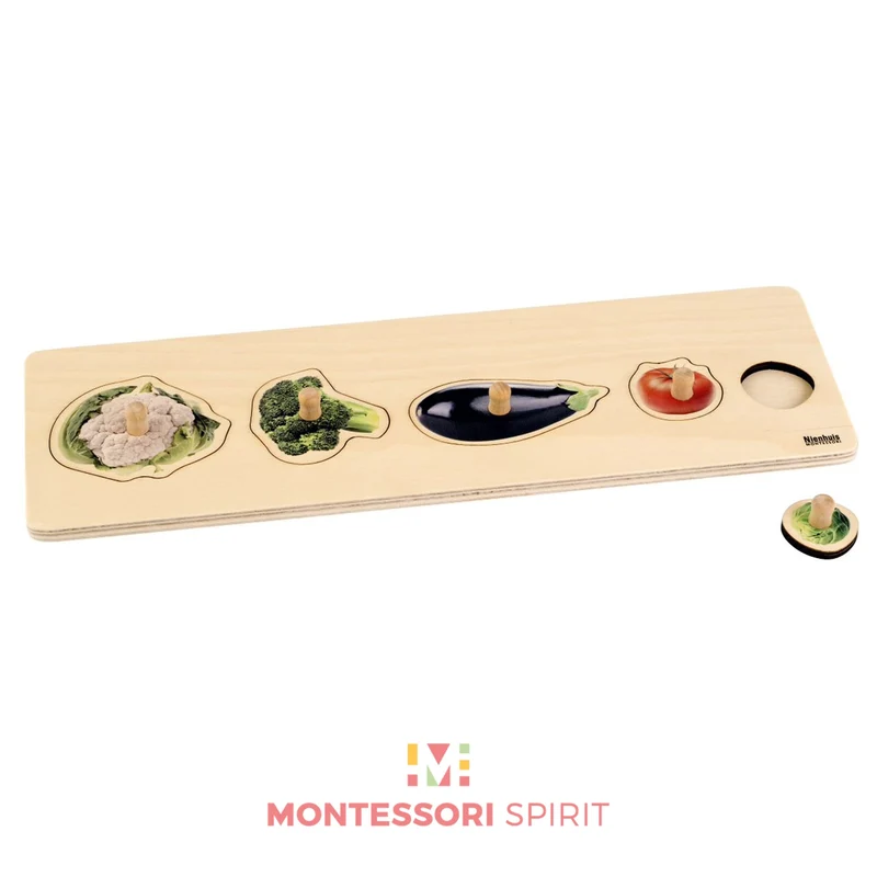 Puzzle pour tous petits : 5 légumes