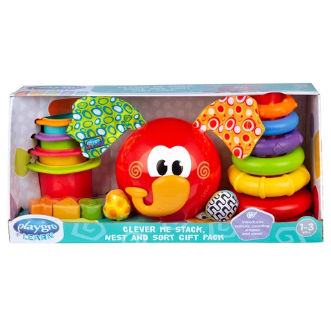 Playgro Presentset Clever Me (Stapla, Sortera & Bygga)