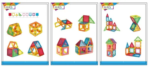 Magmaster Magnetic Construction Blocks (22 delar)