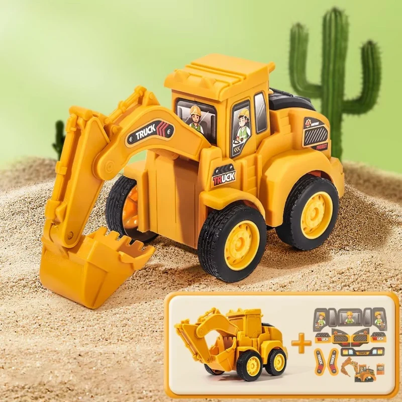 Construction Toy™ - Små ingenjörer i farten - Leksaksgrävmaskin