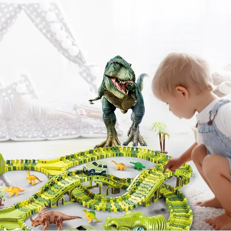 DinoRail - Racingäventyr med dinosaurier - Racerbana