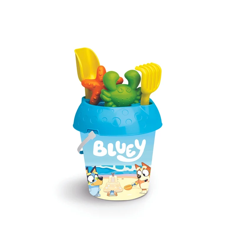 Bluey Sandleksak Hink och formar