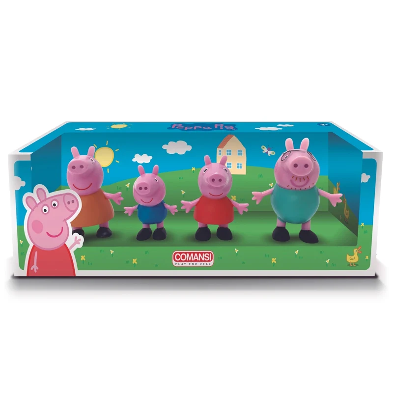 Greta Gris Set med 4 figurer