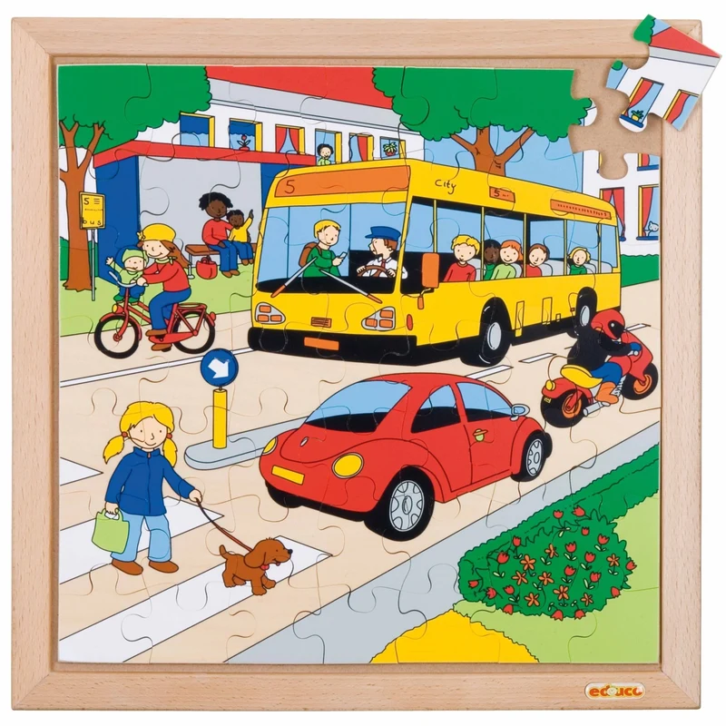Puzzle des transports - voiture