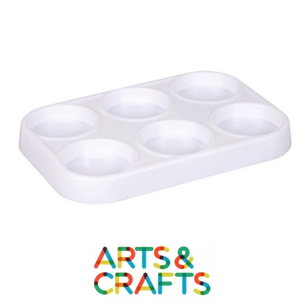 Plateau pour 6 galets de peinture