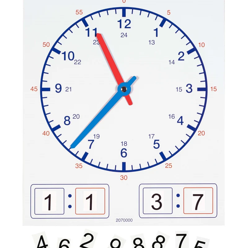 Horloge magnétique - enseignant