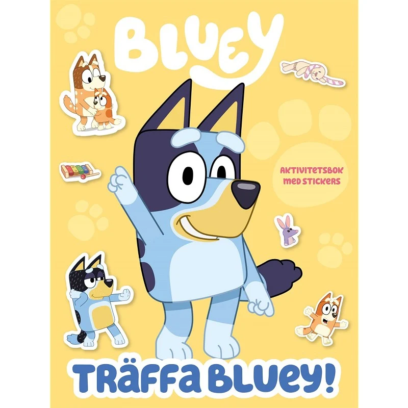 Bluey Pysselbok: Träffa Bluey!