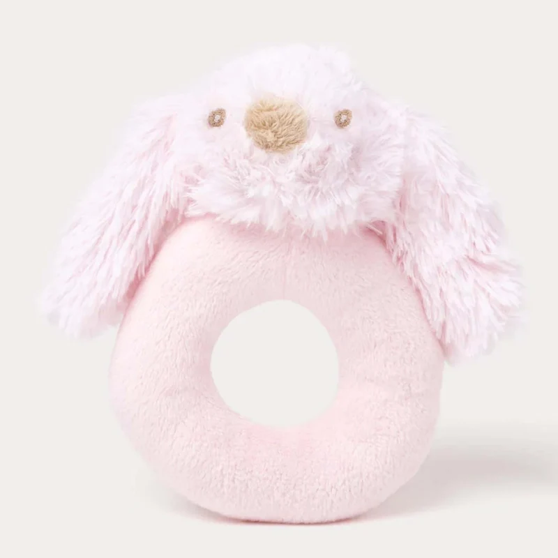 Teddykompaniet Lolli Bunnies Skallra Rosa 14cm