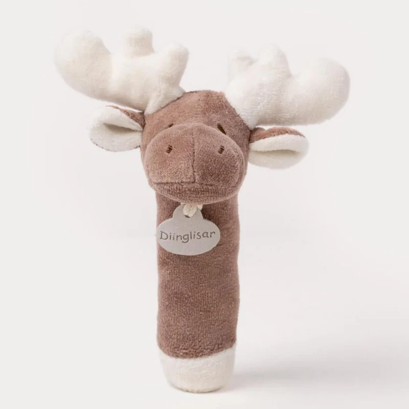 Teddykompaniet Diinglisar Organic Skallra Älg 18cm
