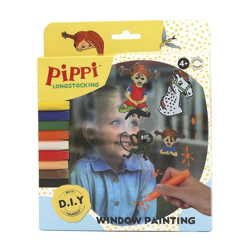 Pippi Fönstermålning (4 olika motiv)