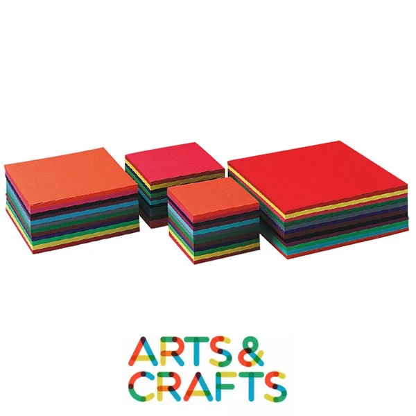 Pack 240 craft 140 gr - 12 couleurs assorties - 16 x 16 cm
