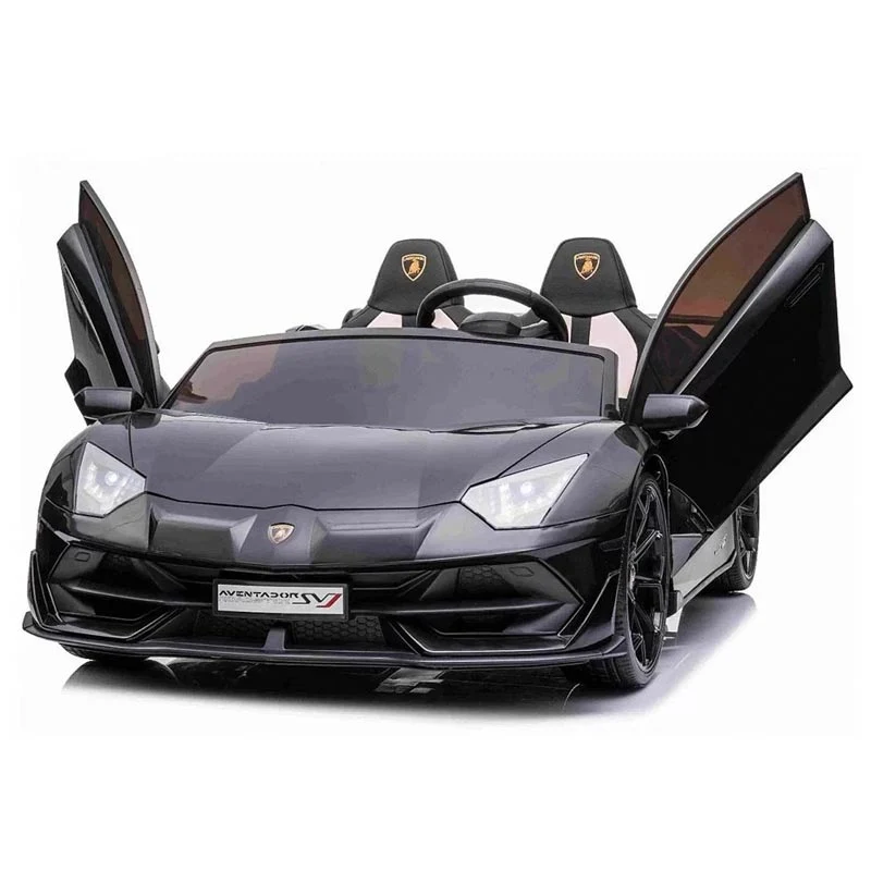 Azeno Lamborghini Aventador Drifter Svart Elbil för Barn, 2x24V