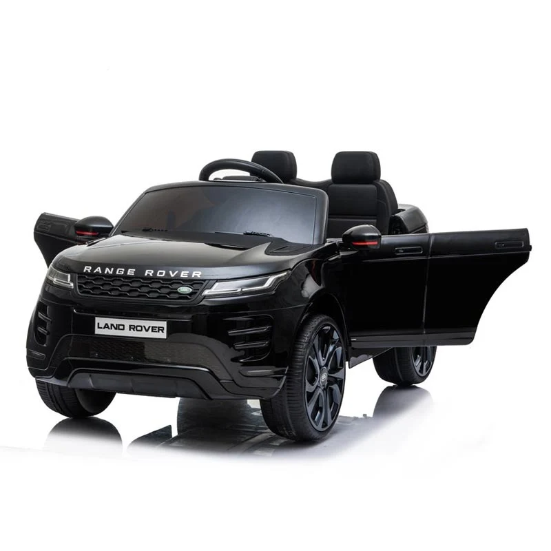 Azeno Range Rover Evoque Svart Elbil för barn, 4x12V