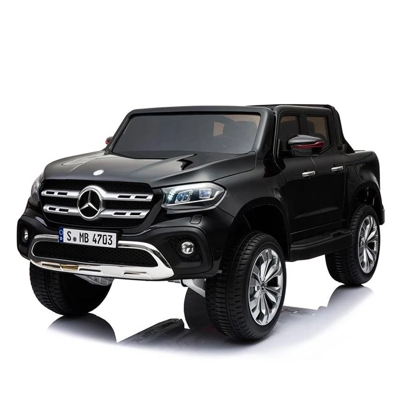 Azeno Mercedes X-Class Svart Elbil för barn, 4x12V