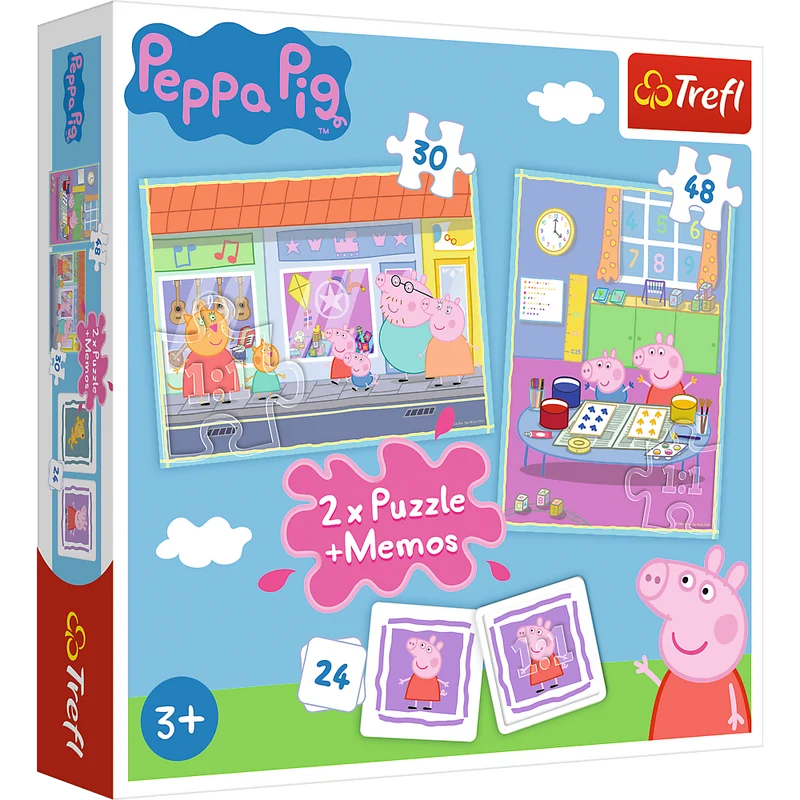 Trefl Greta Gris 2st pussel / memory
