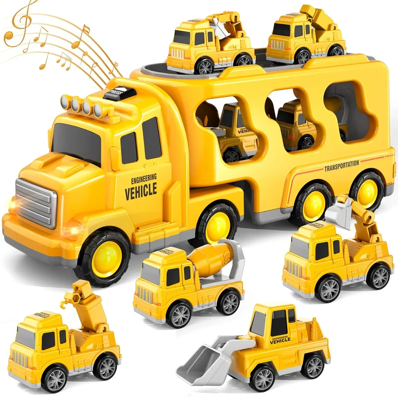 Magic Car City - Lastbilsfordon med ljus och musik