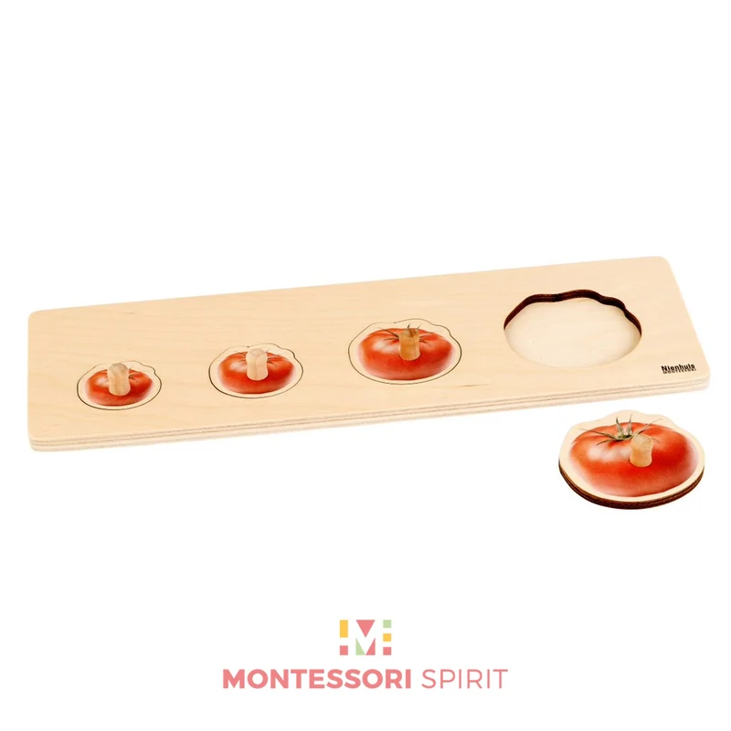 Puzzle pour tous petits : 4 tomates
