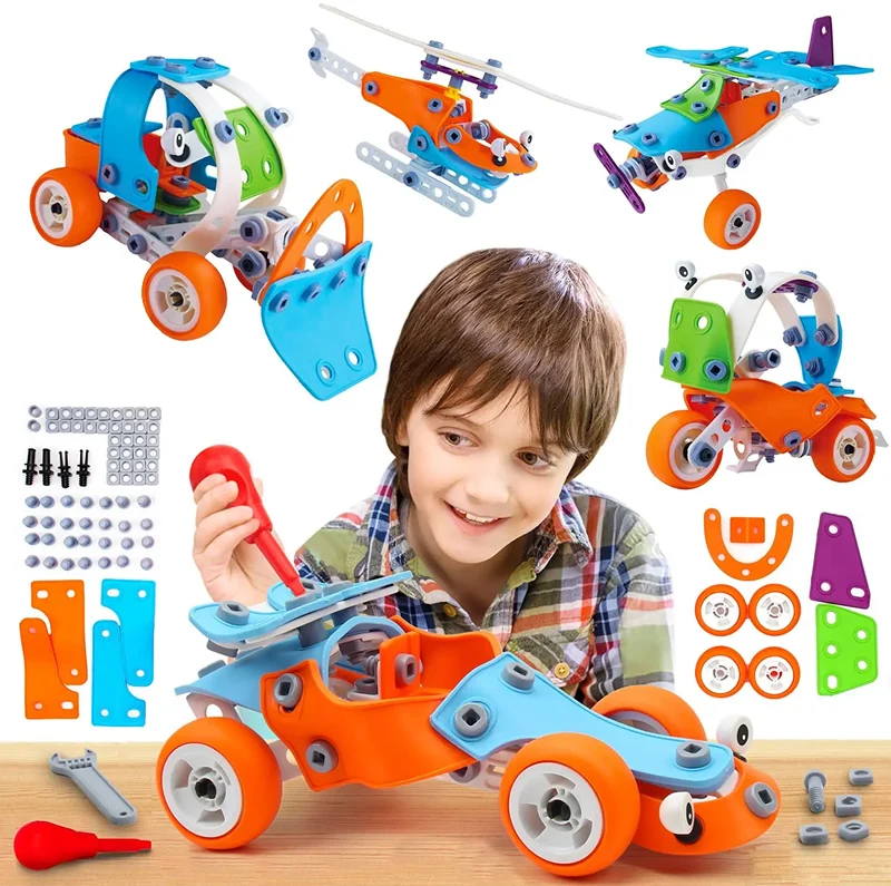 Build Genius Playset™ - Byggupptåg - STEM-leksak