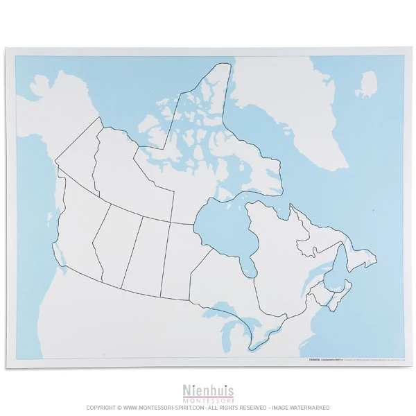 Carte de contrôle muette du Canada