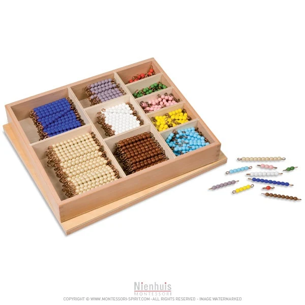 Boite de perles pour la multiplication indiv. verre