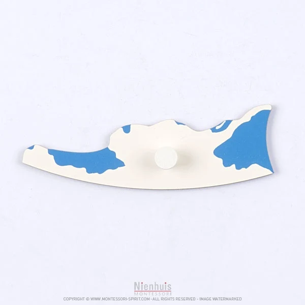 Pièce puzzle planisphère du monde : Antarctique Ouest