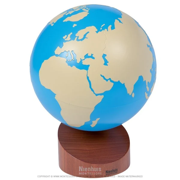 Globe des parties du monde
