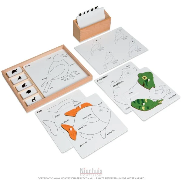 Exercices autour des puzzles d'animaux