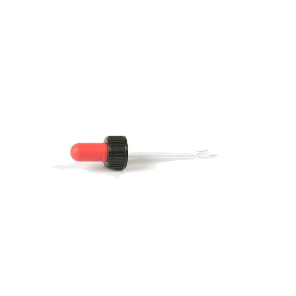 Pipette ou compte-gouttes rouge pour flacon des saveurs