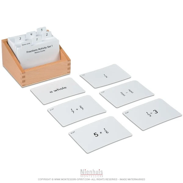 Exercices pour fractions n°1 (en anglais)