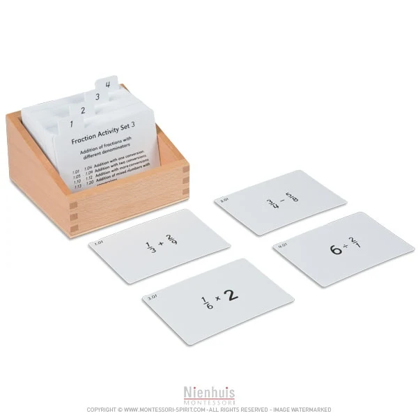 Exercices pour fractions n°3 (en anglais)