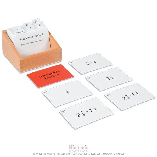 Exercices pour fractions n°2 (en anglais)