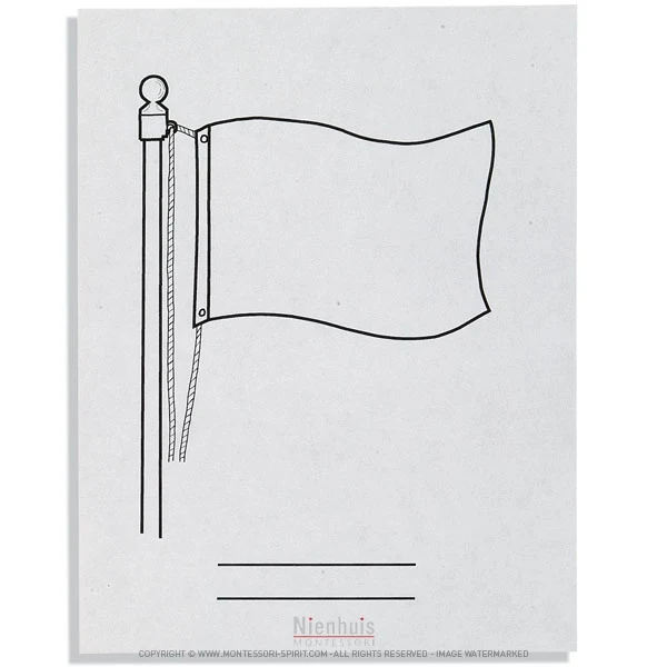 Drapeaux en papier x 500