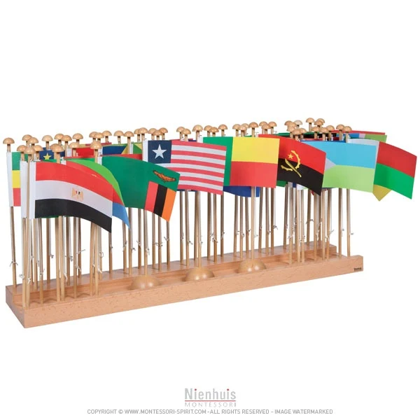Présentoir des drapeaux Afrique