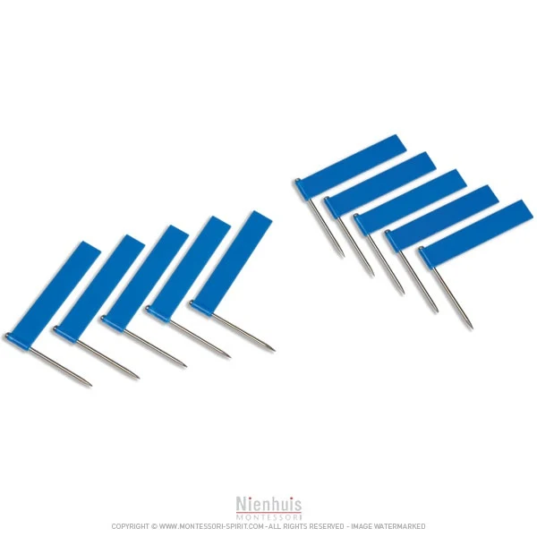 Drapeaux supplémentaires bleu x10