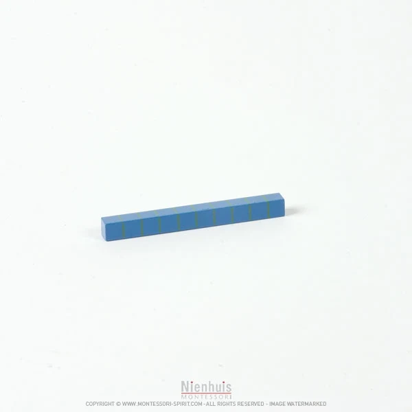 Barre bleue matériel hiérarchique 5x0,5x0,5