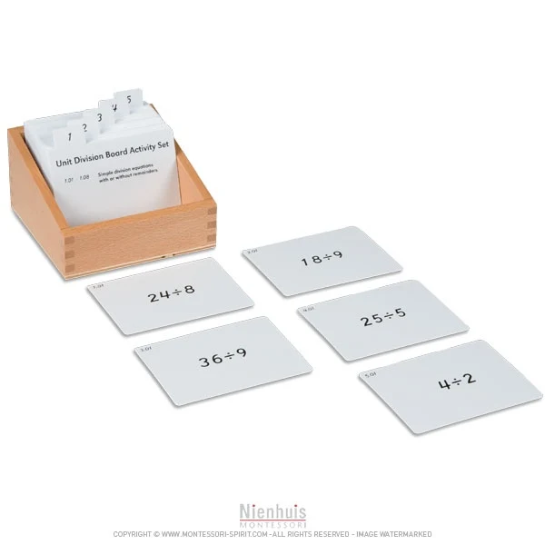 Exercices de division (en anglais)