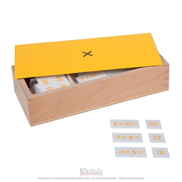 Boite d'exercices de multiplication