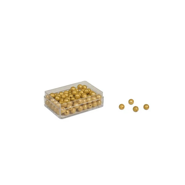 Boite de 100 perles individuelles en nylon avec trou