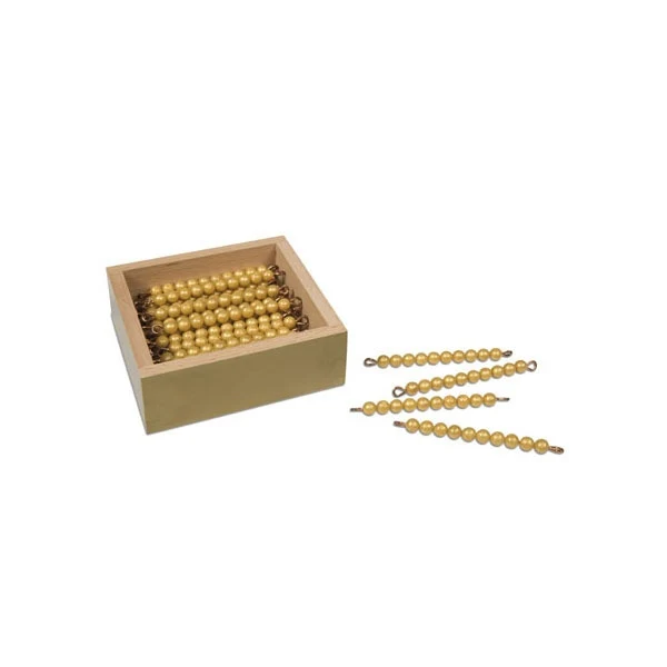 Boite avec 45 barres de 10 perles indiv. nylon