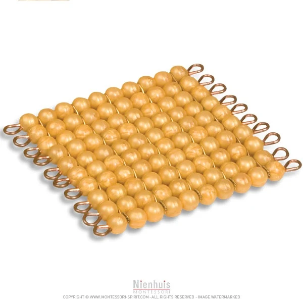 Carré de 100 perles indiv. Nylon