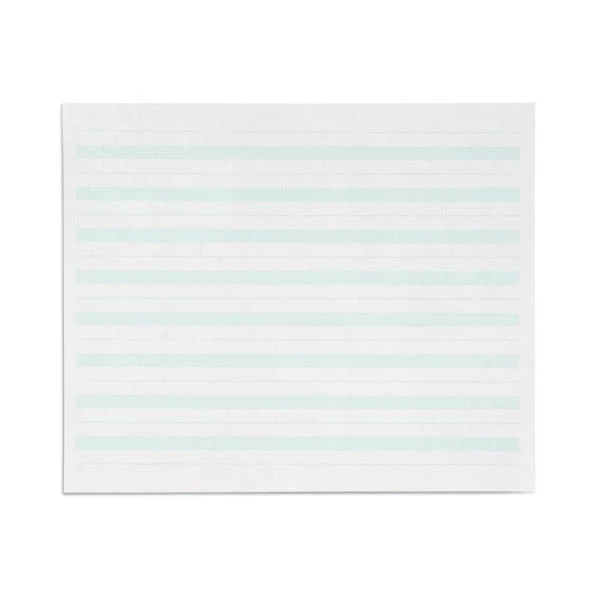 Papier écriture ligne verte x 500